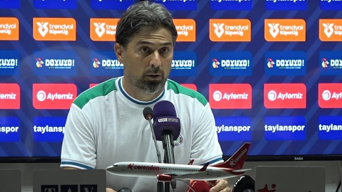 İlhan Palut: Rizespor, geldiğim günden bu yana en fazla saygıyı görüyor