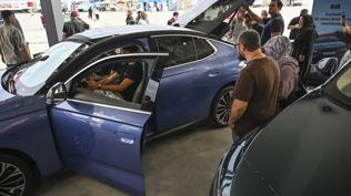 TEKNOFEST İstanbul'da vatandaşlara tanıtıldı! Togg'un yeni modeline yoğun ilgi