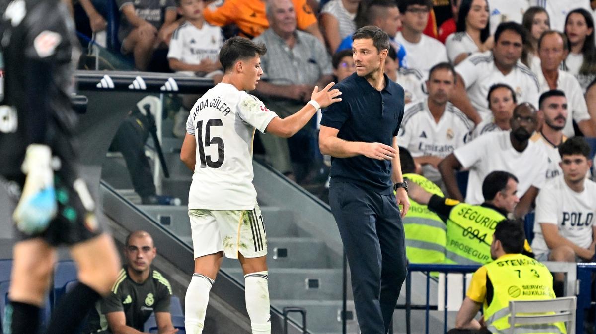 Xabi Alonso: Arda hala reniyor ve geliiyor
