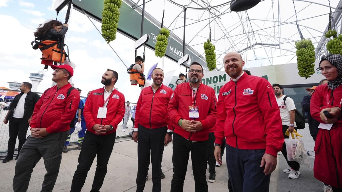 lim Yayma Vakf Mtevelli Heyeti Bakan Bilal Erdoan, TEKNOFEST'i ziyaret etti