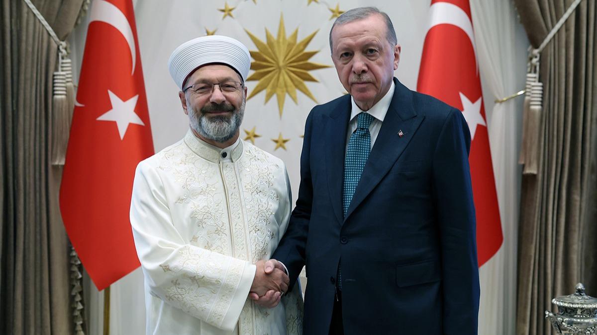 Erba'tan Cumhurbakan Erdoan'a veda ziyareti 