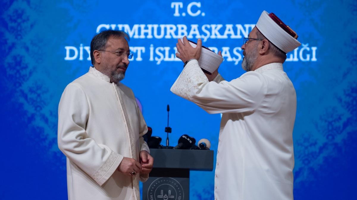 Diyanet leri Bakan Safi Arpagu, grevini Ali Erba'tan devrald