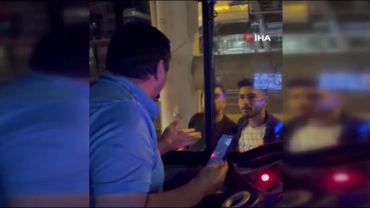 ETT ofr ile yol kavgas! Otobsn nn kestiler