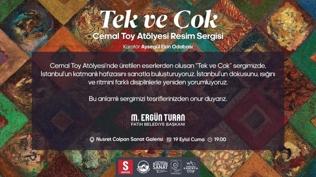 stanbul'un katmanl kltrne sanatsal bak: Tek ve ok Cemal Toy Atlyesi Resim Sergisi