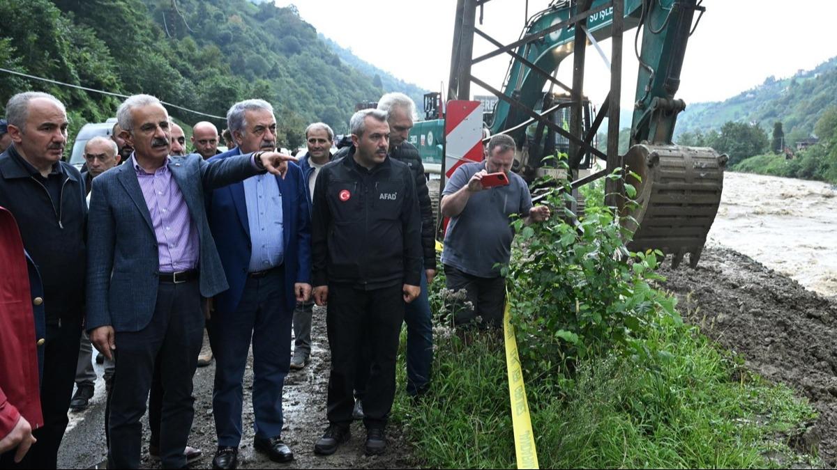 Bakan Uralolu: Rizelilerin yanndayz yaralar birlikte saracaz