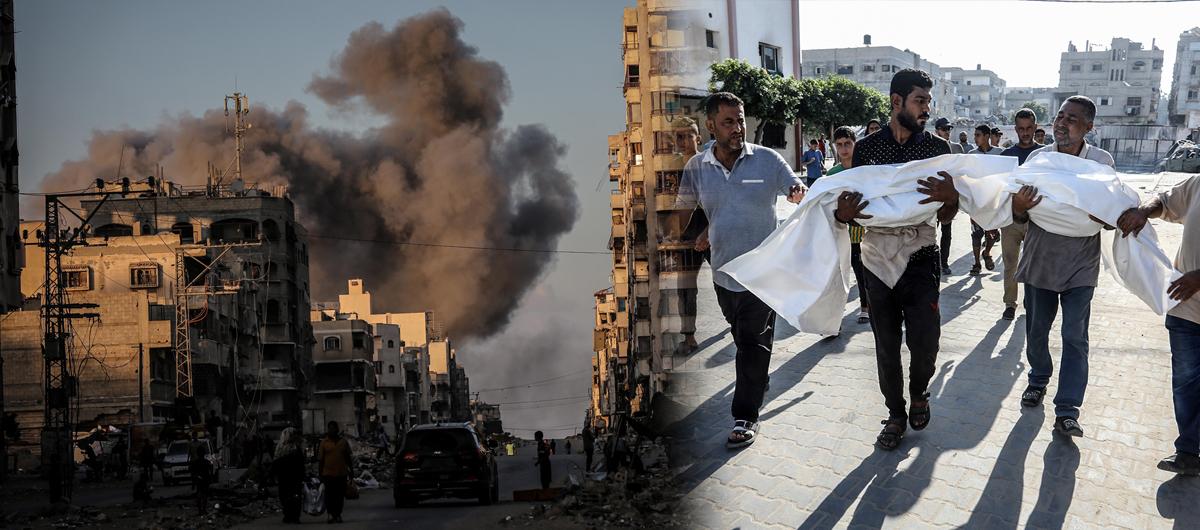 Katil �srail'den Gazze'ye a��r bombard�man! En az 40 Filistinli �ehit oldu