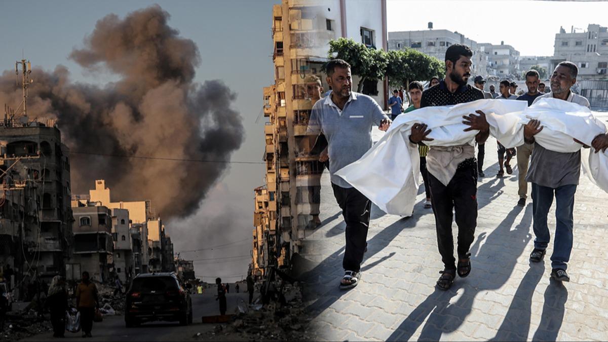 Katil srail'den Gazze'ye ar bombardman! En az 40 Filistinli ehit oldu
