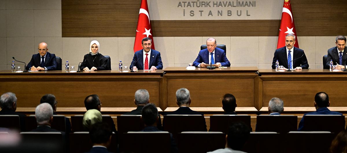 ABD'ye kritik ziyaret! Cumhurbakan Erdoan: Gazze'deki vahet mezalimi BM'de gndeme getireceim