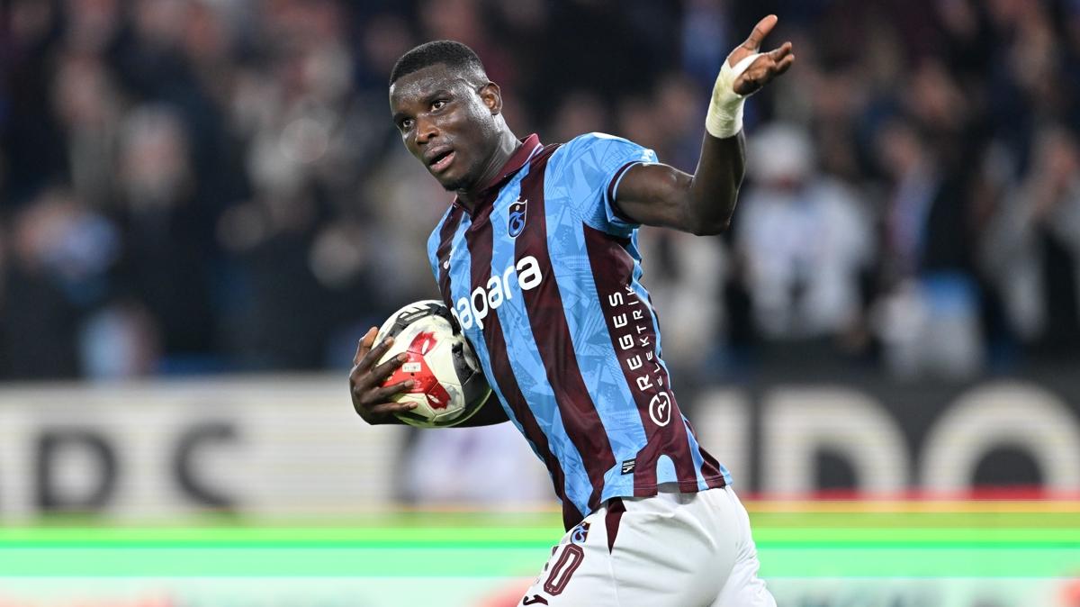 Paul Onuachu, Trabzonspor'u srtlyor! Tek bana 5 puan ald