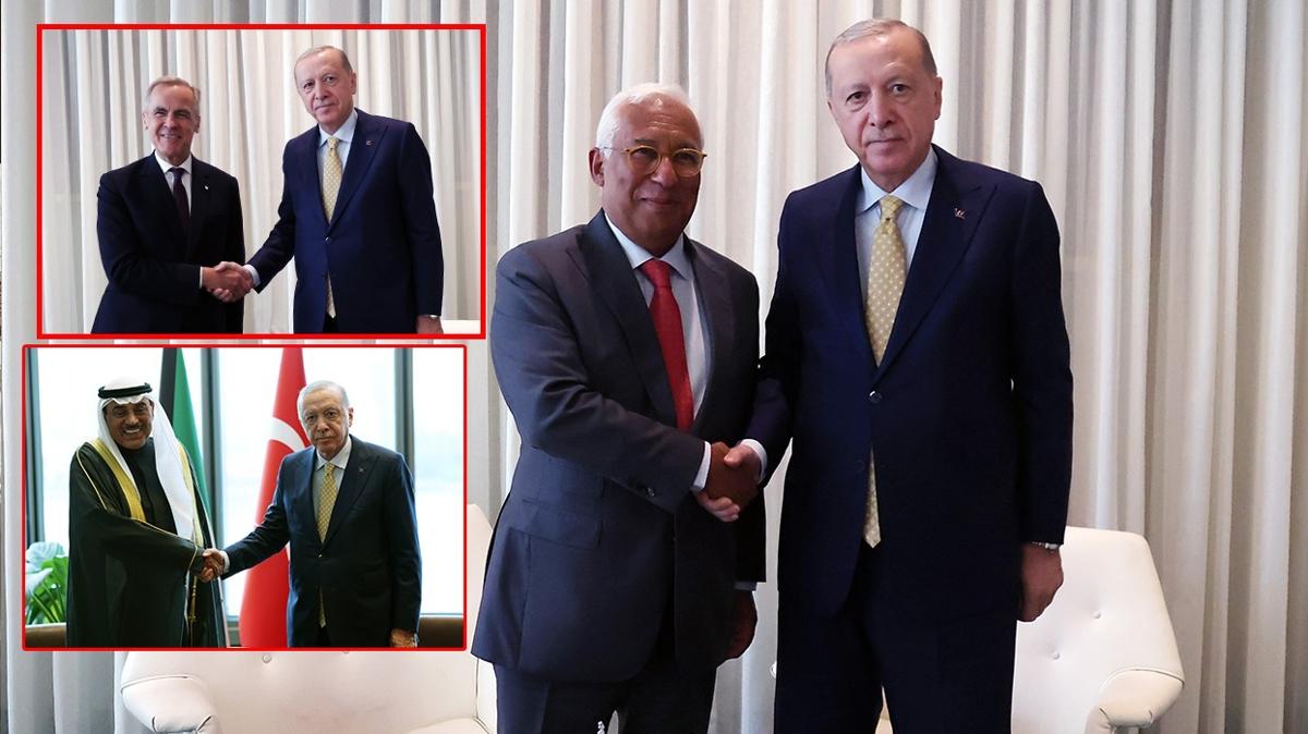 ABD'de grmeler sryor... Cumhurbakan Erdoan'dan diplomasi trafii