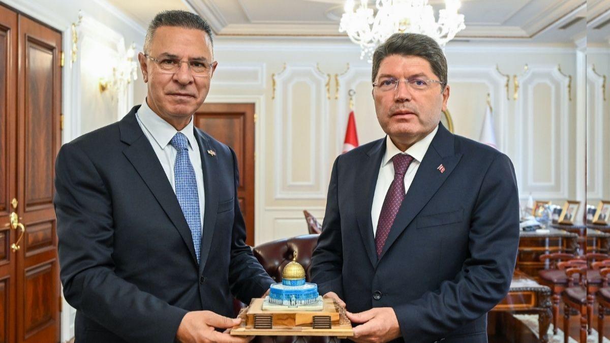 Bakan Tun'tan Filistin'in Ankara Bykelisi'ne veda