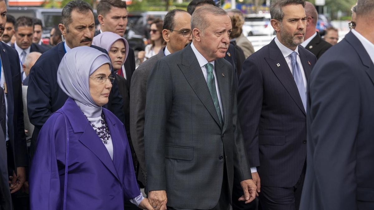 Cumhurbakan Erdoan, Trkevi'nden BM Genel Kurulu'na geti 