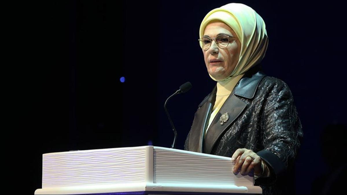 Emine Erdoan: Cumhurbakanmz Gazze'nin sesi oldu