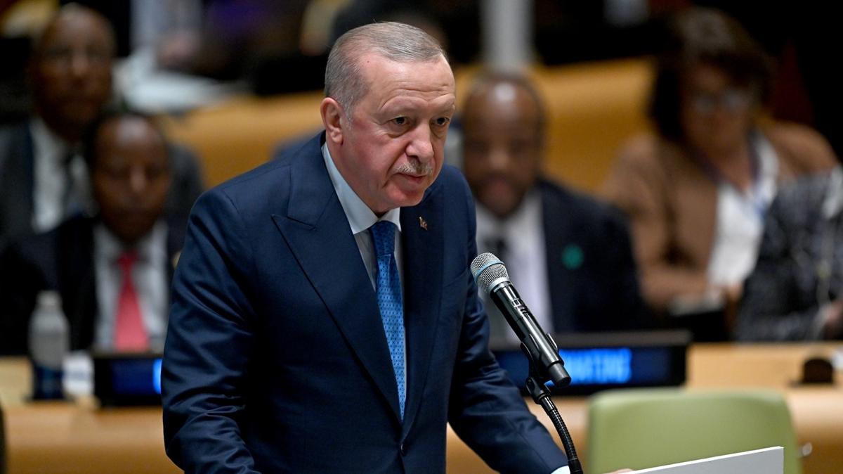 Cumhurbakan Erdoan: 2035 ylnda 466 milyon ton emisyon azaltm salamay hedefliyoruz