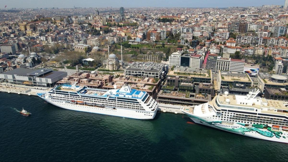 Kruvaziyer turizminde tarihi ykseli! Son 12 yln en yksek seviyesi yaand