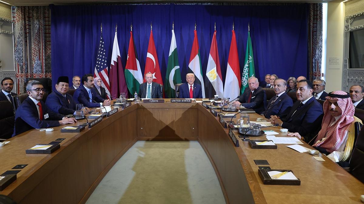 Gazze zirvesinin ardndan Trump'tan bir ilk! ''Amerikan plan'' masada
