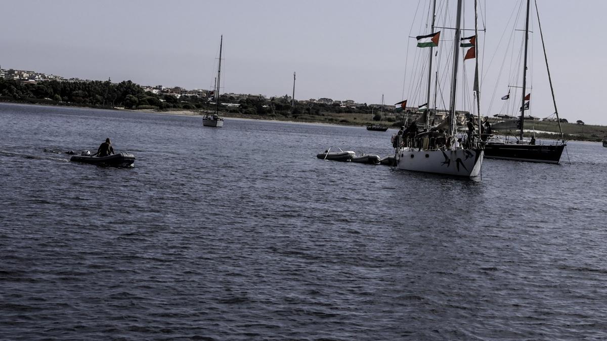 Kresel Sumud Filosu'na onlarca dron saldrs dzenlendi