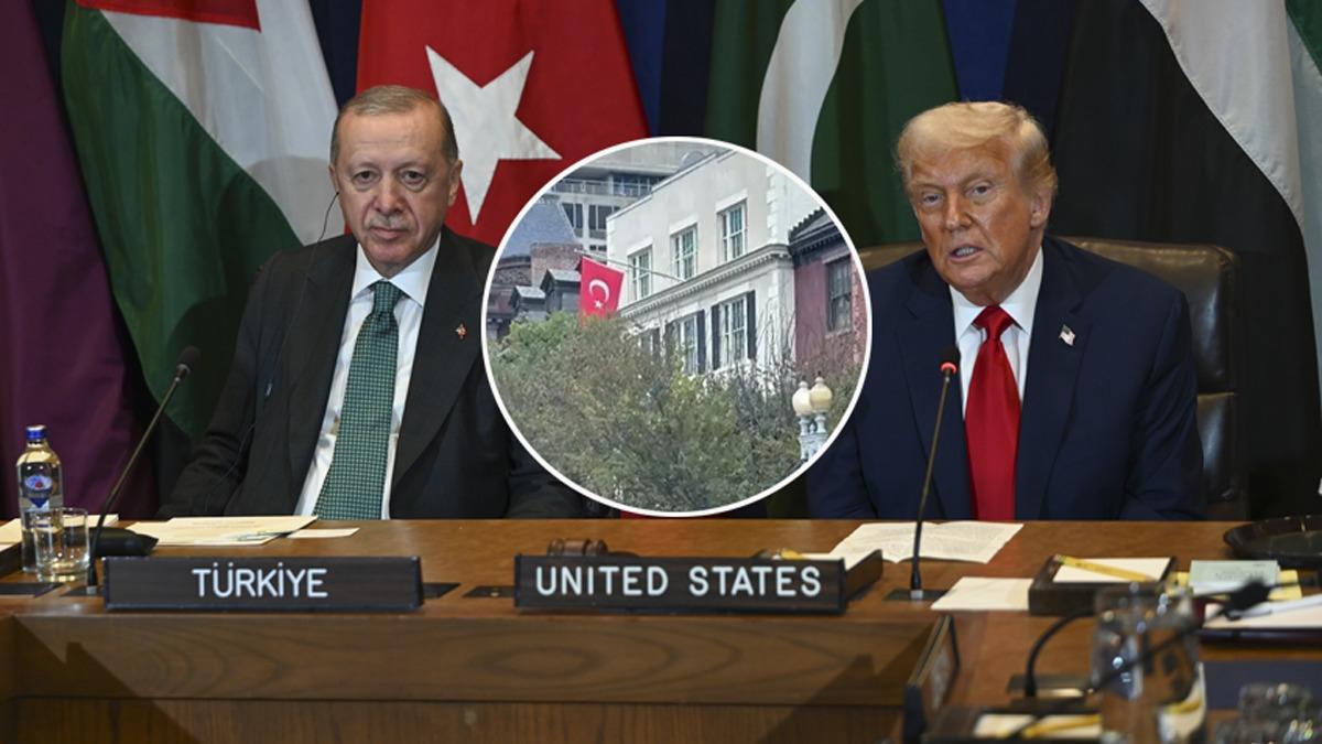 Washington'dan scak karlama! Trump'tan Cumhurbakan Erdoan'a ''Blair House'' jesti  