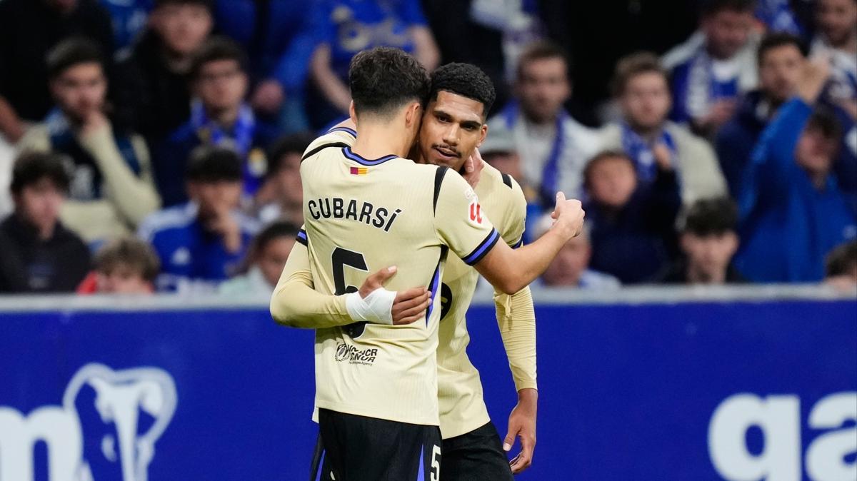 Barcelona'dan Real Oviedo deplasmannda 3 goll galibiyet