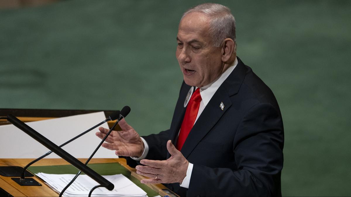 BM'de katil Netanyahu'ya protesto... ok sayda lke temsilcisi salonu terk etti