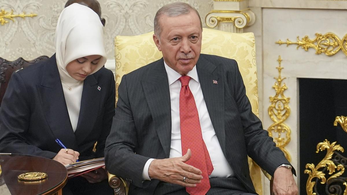 Cumhurbakan Erdoan yurda dnd