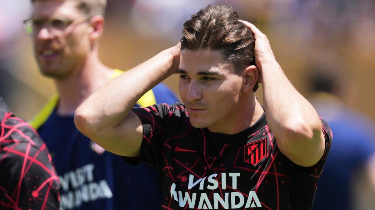 Julian Alvarez'den Simeone iddialarna cevap: Sorun yok