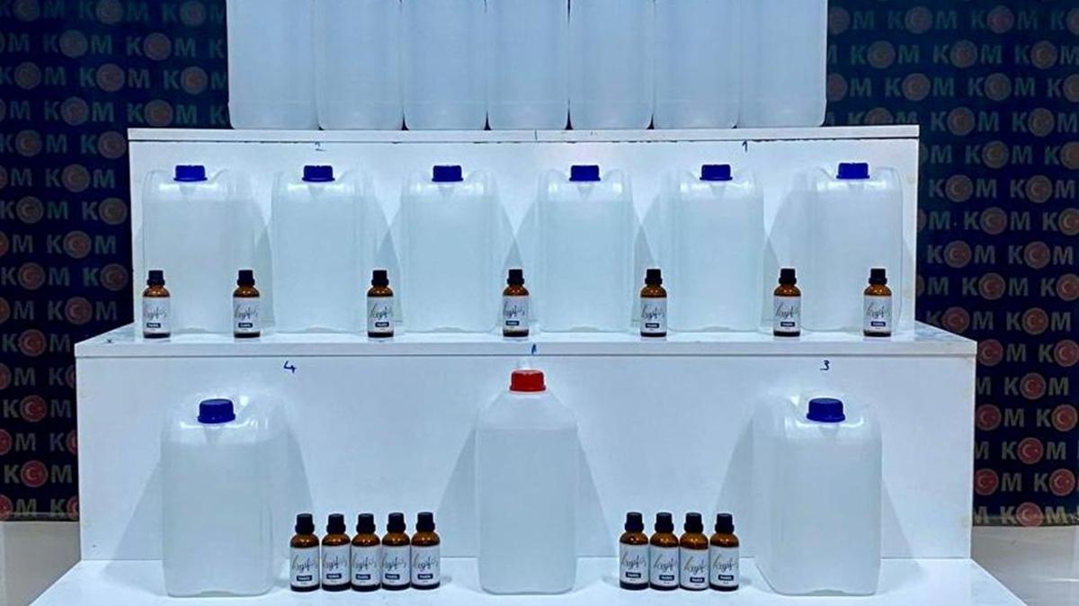 Kars'ta 22,5 litre sahte iki ele geirildi