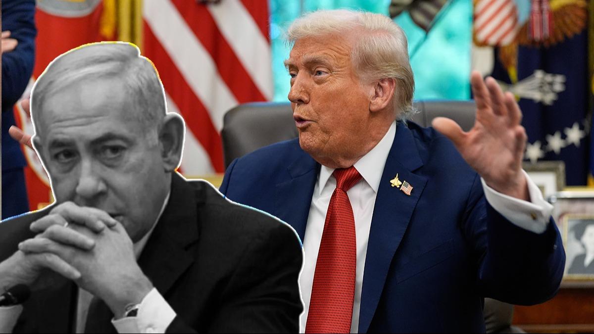 Katilin kulaklarn nlatt Trump artk yeter diyerek seslendi: Netanyahu'ya izin vermeyeceim