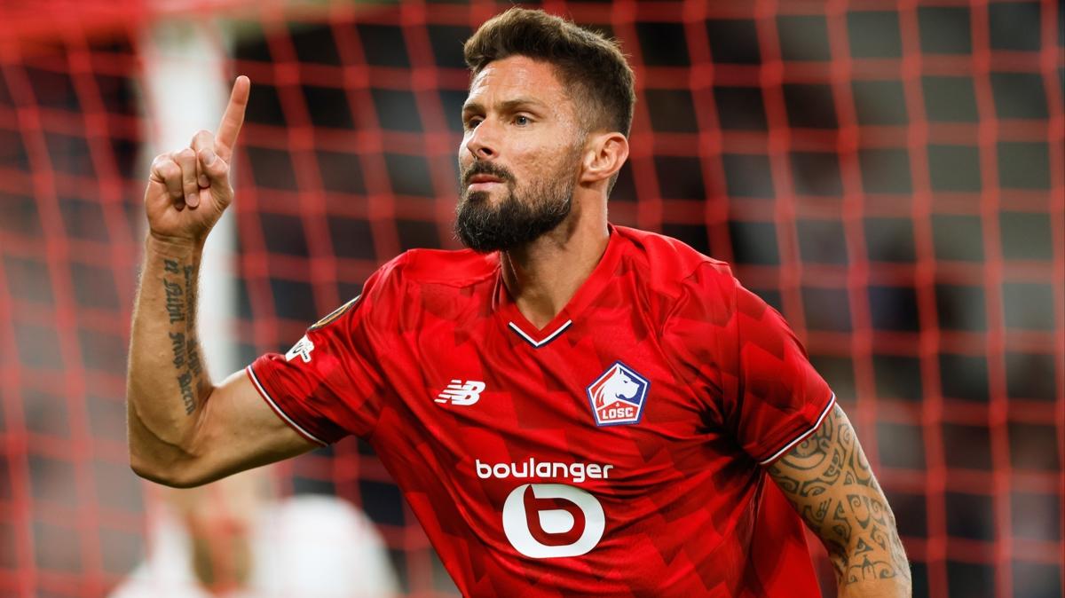 Olivier Giroud tarihe geti: Avrupa Ligi'nde en yal golc oldu