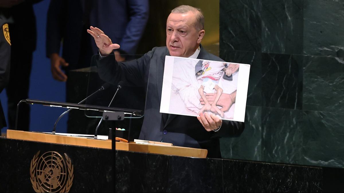 Trkiye'nin gc ABD'den yankland Cumhurbakan Erdoan, mazlumlarn sesi oldu