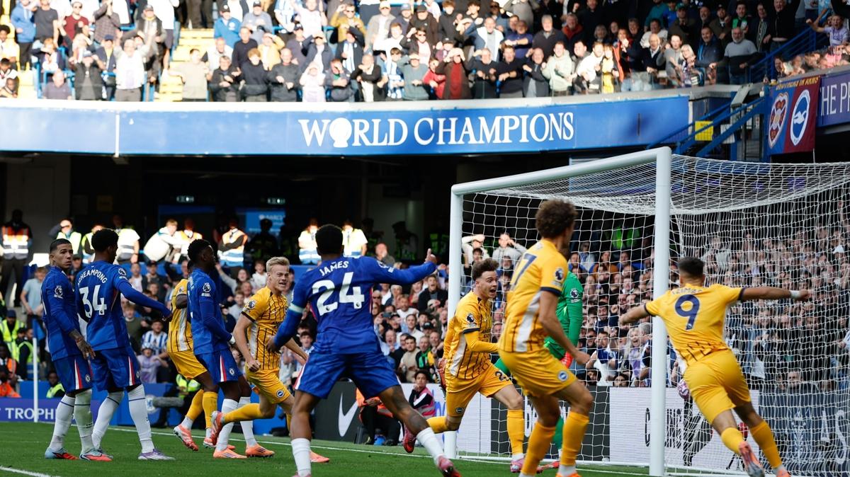 Ferdi Kadolu 90 dakika oynad! Brighton, Chelsea'yi malup etti