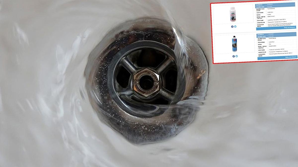 Lavabo aclarda kimyasal tehlike... Piyasadan arz yasaklanacak