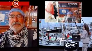 Oğlunun düğününe Sumud'dan bağlanan aktivist 24 TV'ye konuştu