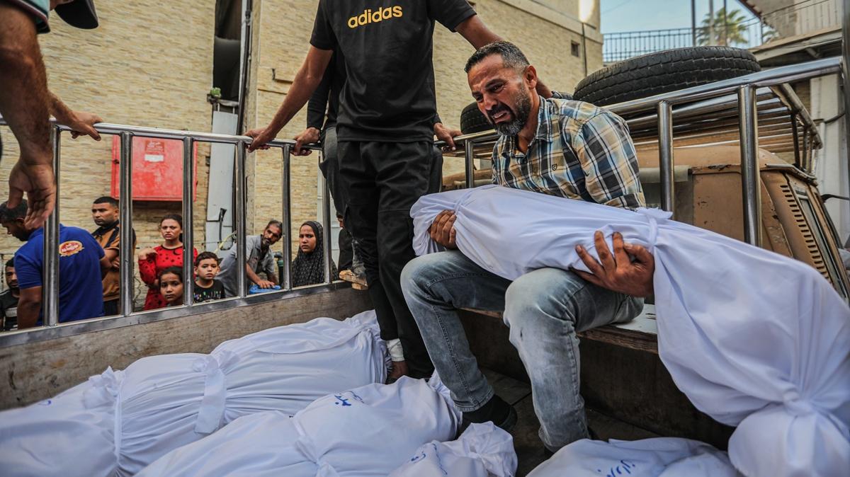 Soykrmc srail sivilleri hedef ald! Gazze'de ehit says 66 bin 55'e ykseldi