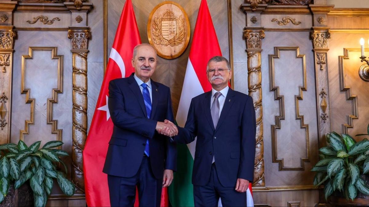 TBMM Bakan Kurtulmu, Macaristan Ulusal Meclisi Bakan Kver ile grt 