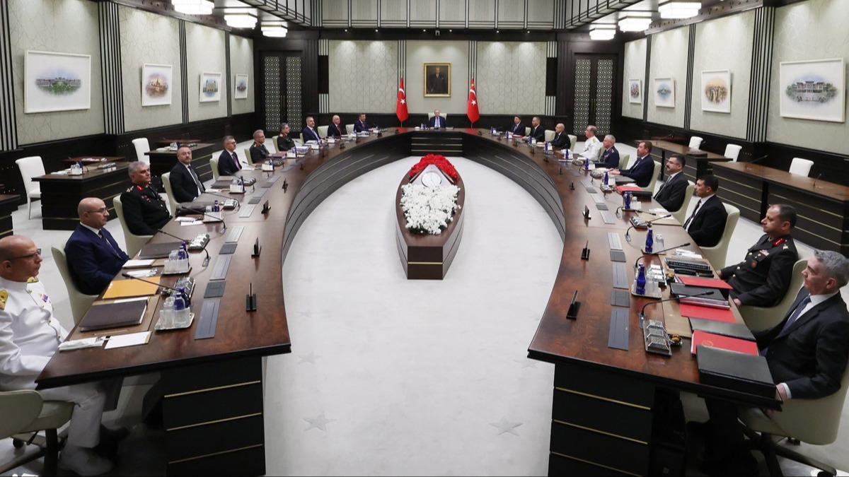 Kritik toplant sona erdi! MGK'da 'Terrsz Trkiye' vurgusu: Kati surette msaade edilmeyecek