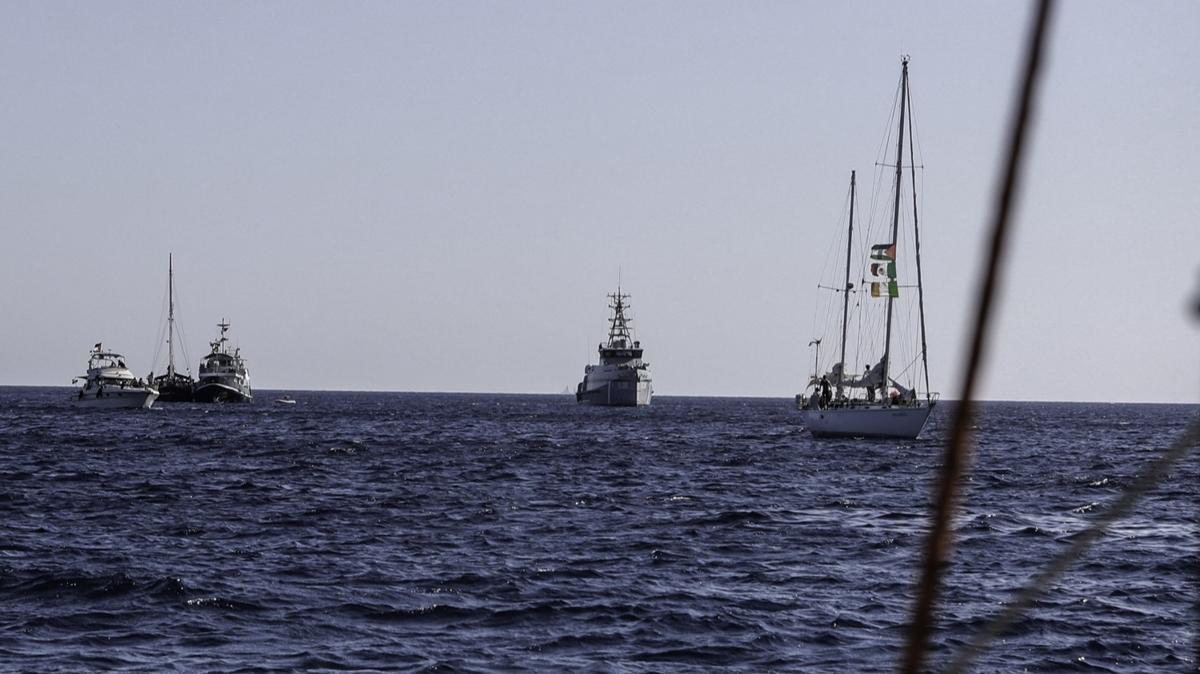 Sumud Filosu kritik blgede: Gazze'ye 175 deniz mili kald