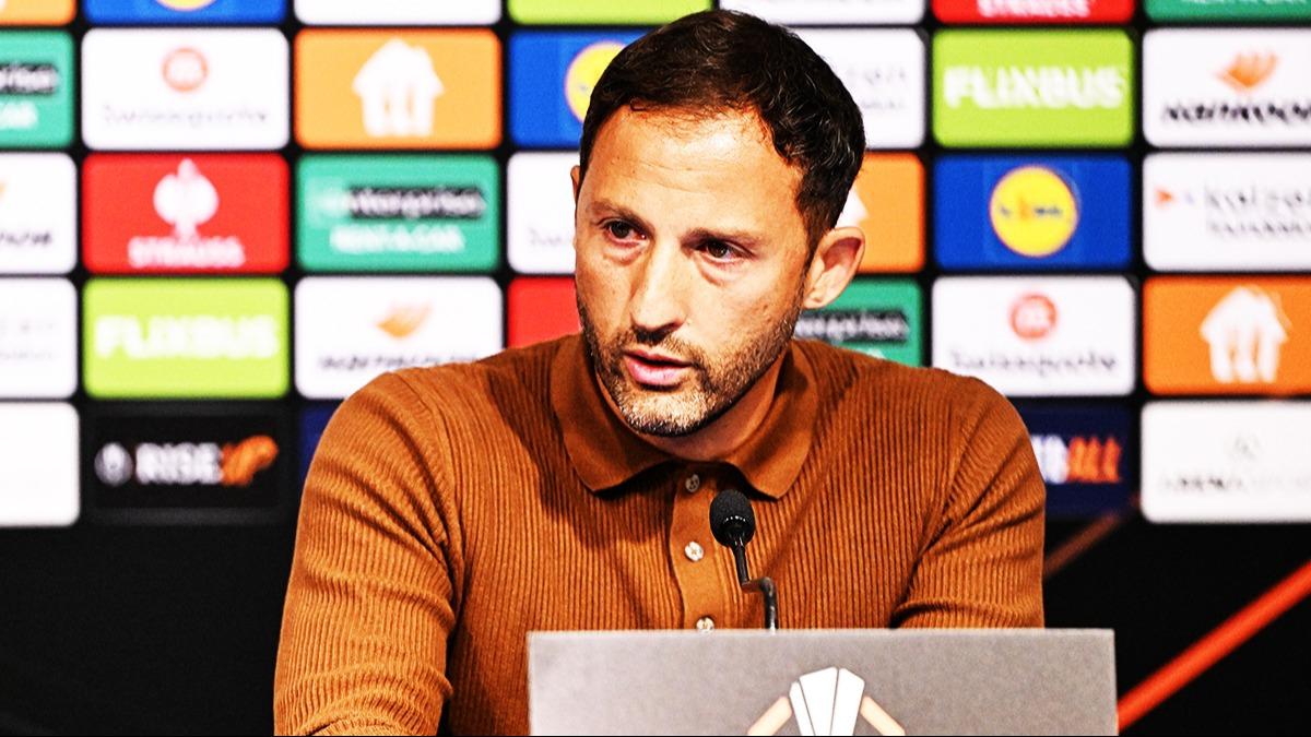 Domenico Tedesco'dan Nice ma ncesi taraftara mesaj! ''Tribnler alev alsn yeter''