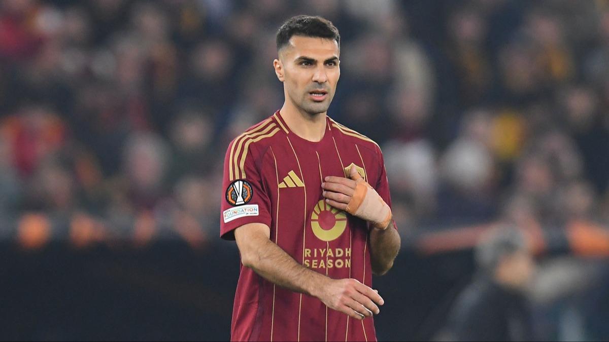Roma'dan Zeki elik karar! Takmdaki gelecei belli oldu