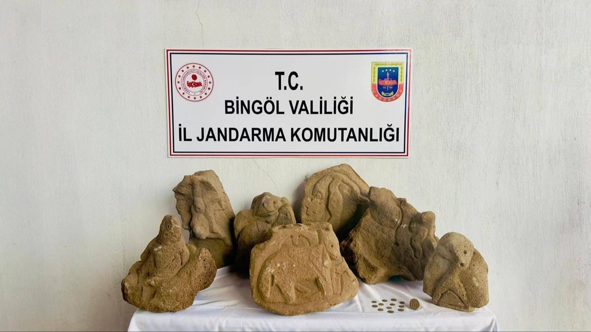Bingl'de tarihi eser kaaklna darbe   