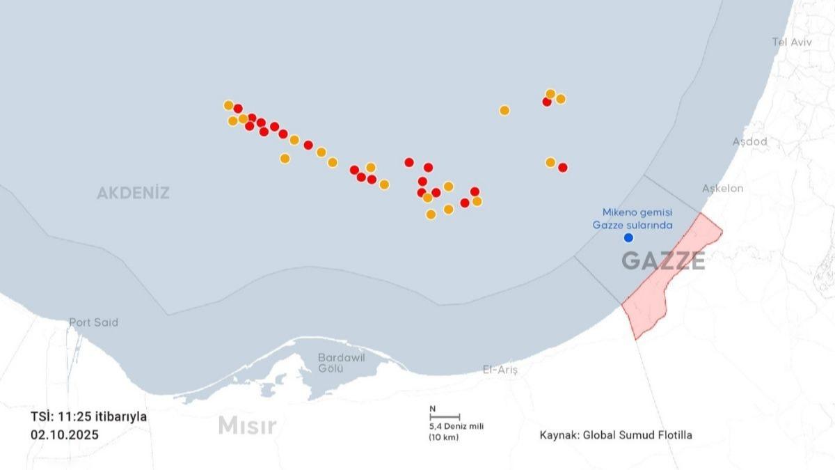 Katil srail'den hukuksuz mdahale! Kresel Sumud Filosu son durumu aklad  
