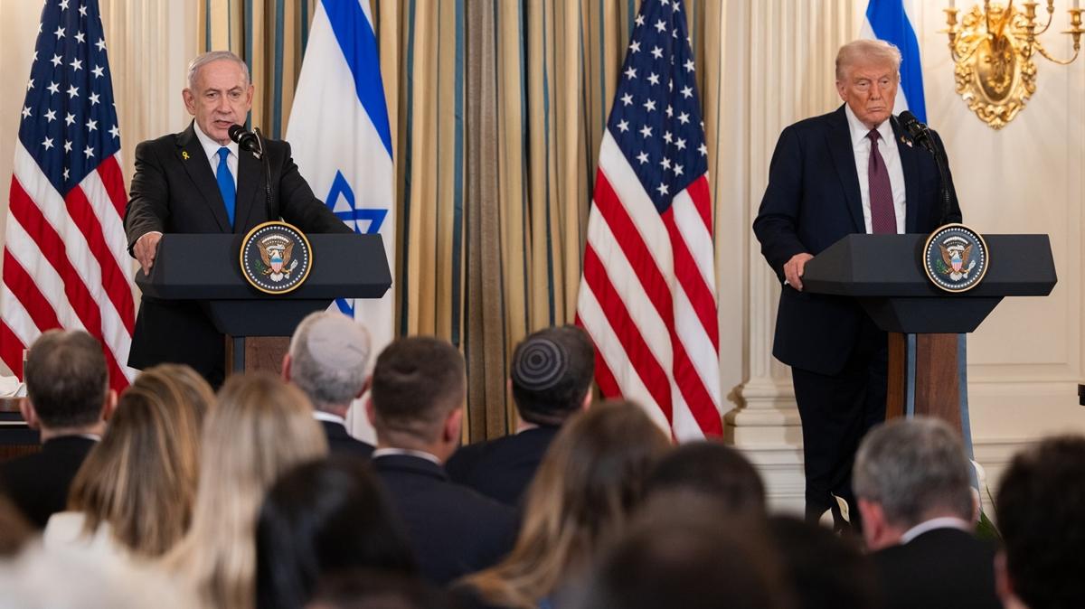 Katil Netanyahu, Trump'a Gazze plann deitirtti