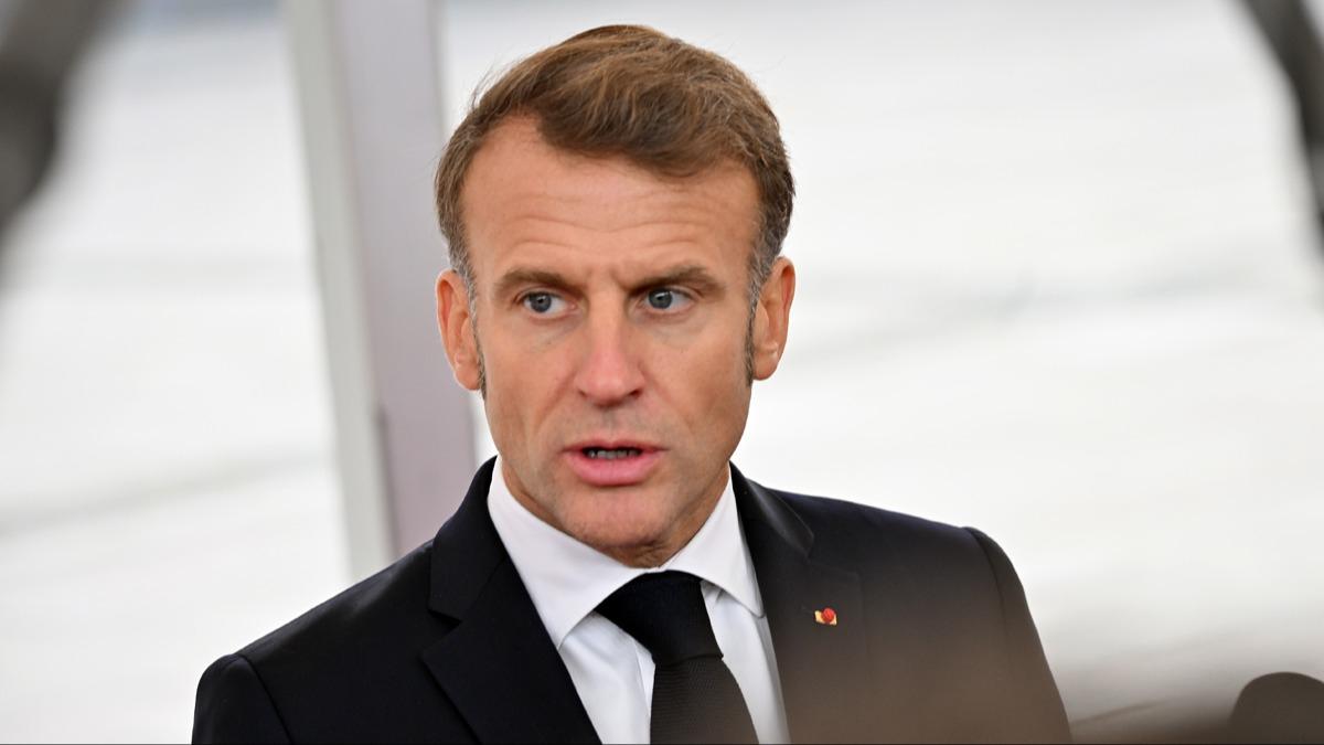 Macron'dan Avrupa'ya gvenlik mesaj: zerimize deni yapacaz