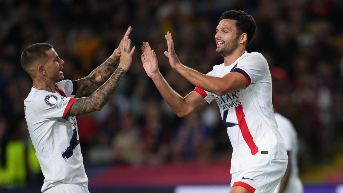 Paris Saint-Germain,  Barcelona'y son dakikalarda ykt