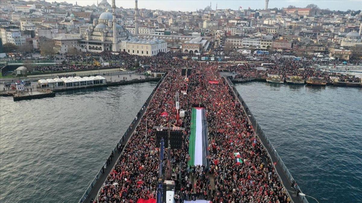 Sumud Filosu'nun izinde! Tm Trkiye Filistin iin yryecek