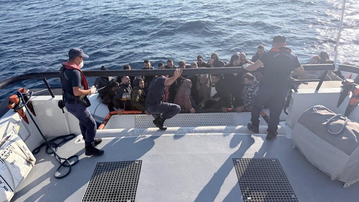 Aralarnda ocuklar da var... Bodrum'da onlarca dzensiz gmen yakaland