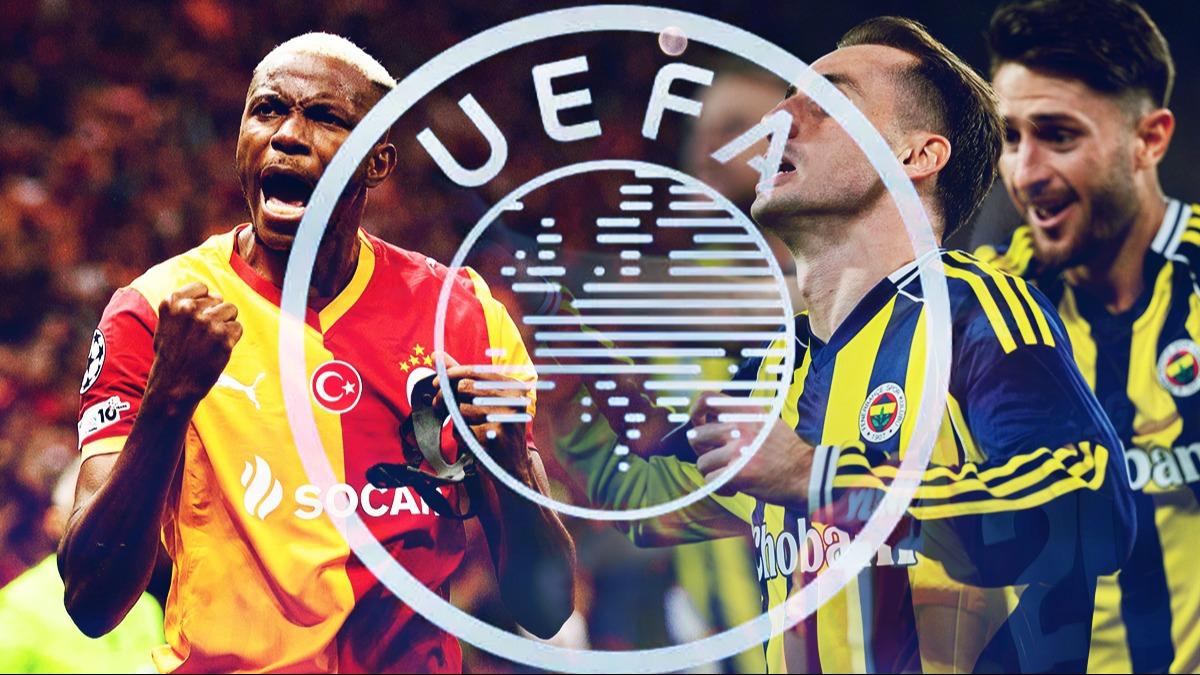 Avrupa'da 3'te 3 yaptk! UEFA lke puannda byk avantaj