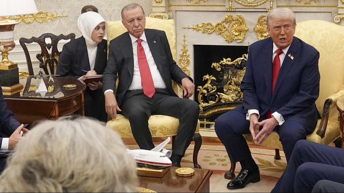 Trump'tan Cumhurbakan Erdoan'a grme talebi Barn tesisi iin srail durdurulmal mesaj