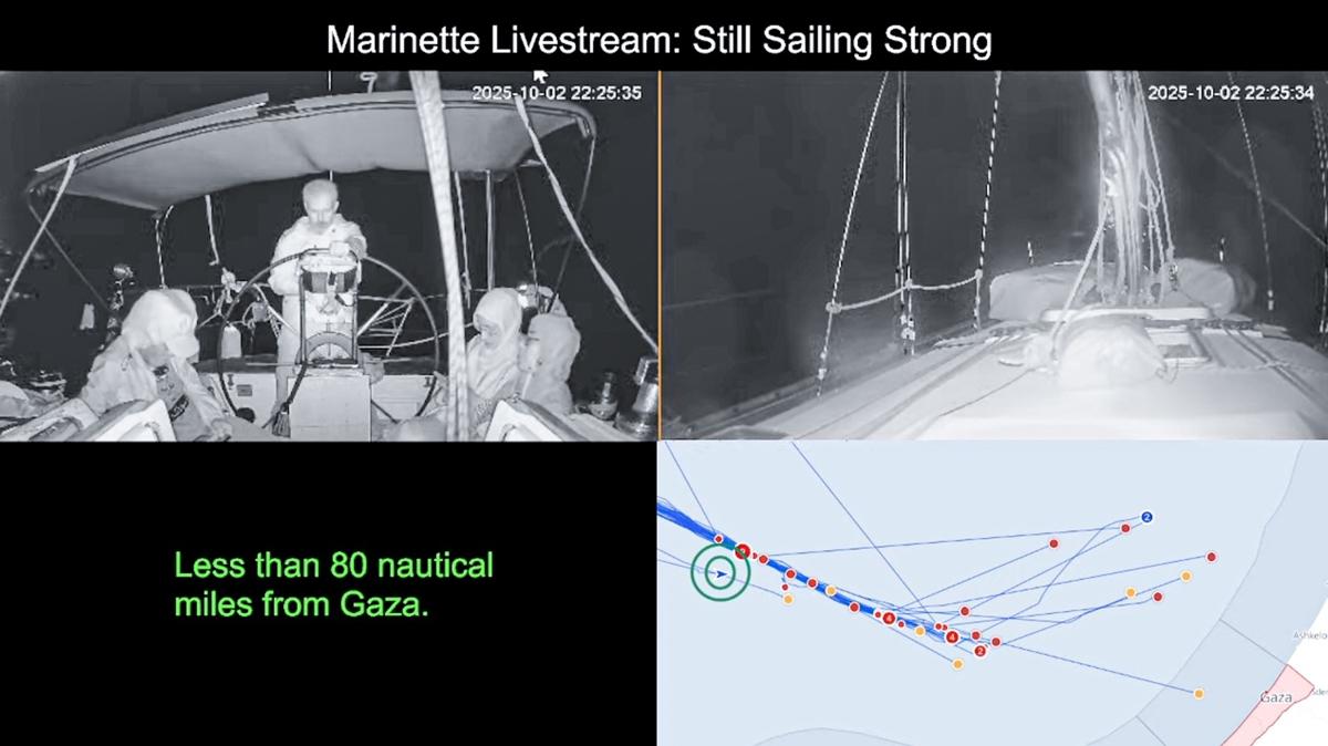Kresel vicdana haydut srail haneri! ''Marinette'' Gazze'ye ilerliyor