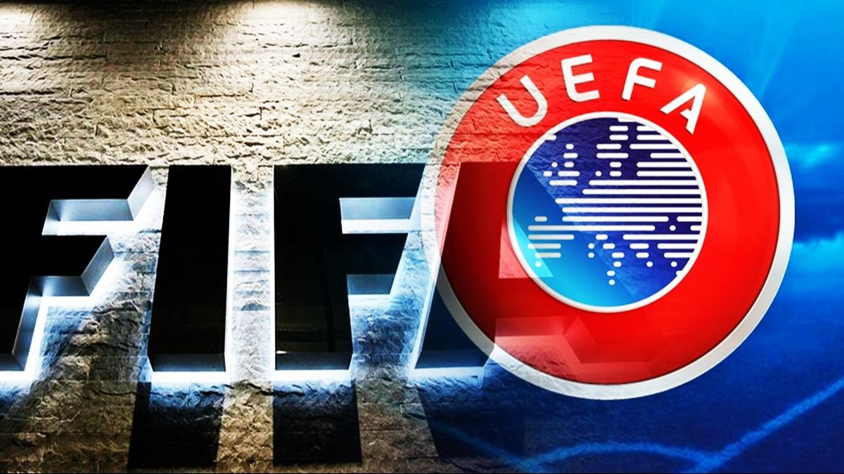 UEFA ve FIFA soykrmc srail'e teslim oldu!